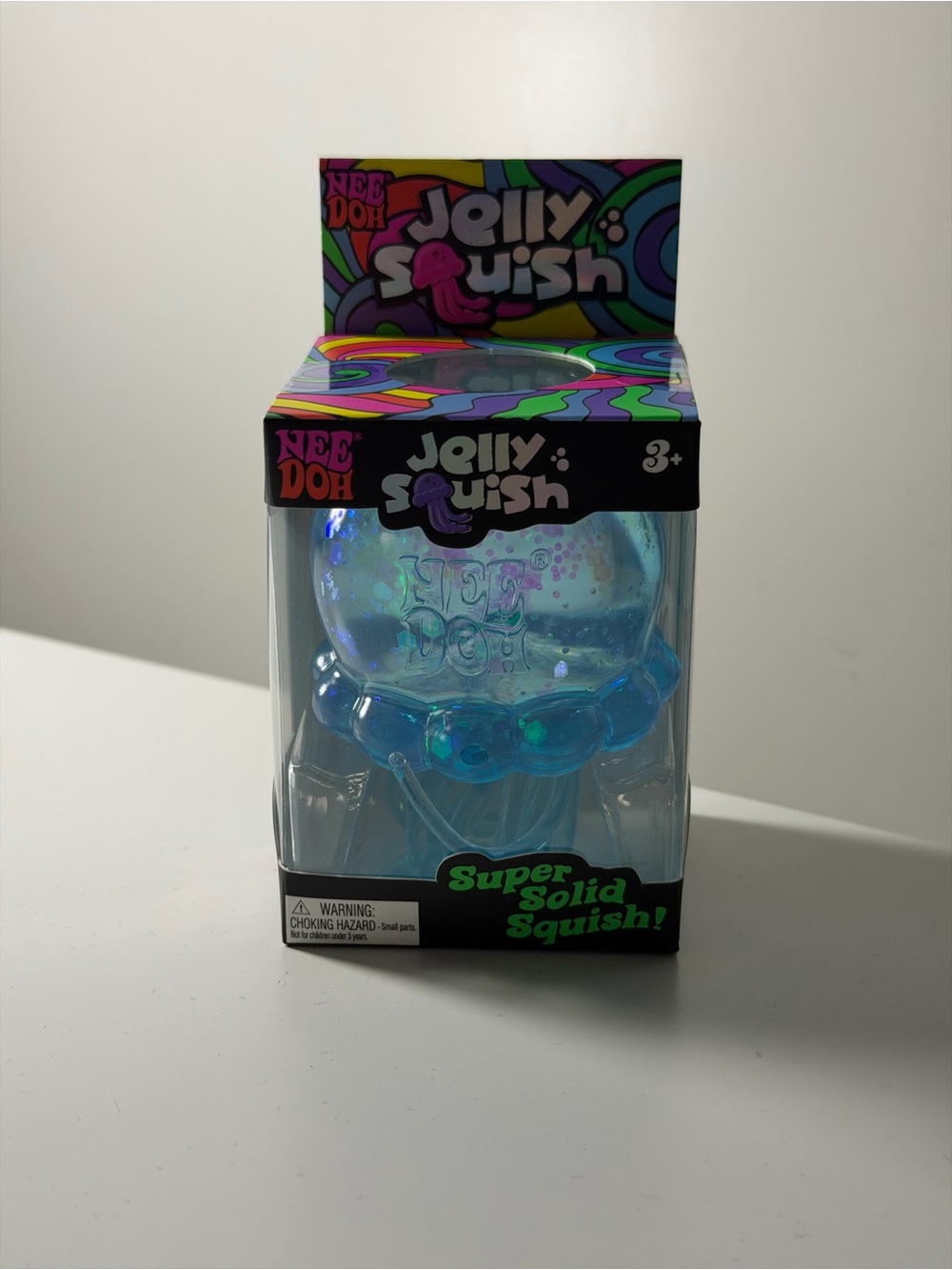 Jelly Squish Blue Super Solid Squish Toy